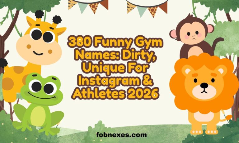 Funny Gym Names