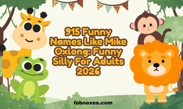 Funny Names Like Mike Oxlong