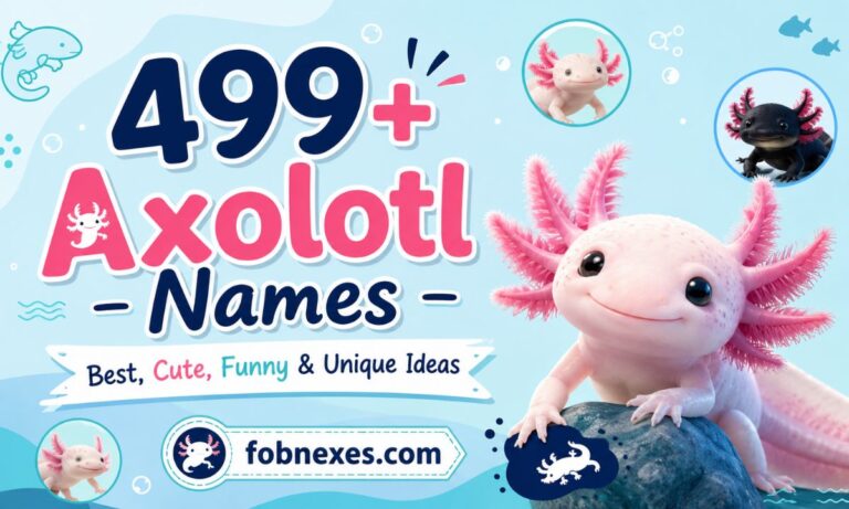 499+ Axolotl Names – Best, Cute, Funny & Unique Ideas