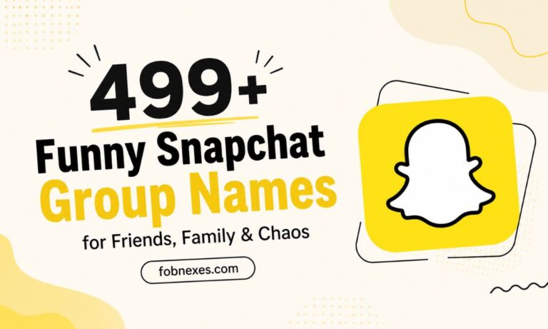 499+ Funny Snapchat Group Names for Friends, Family & Chaos