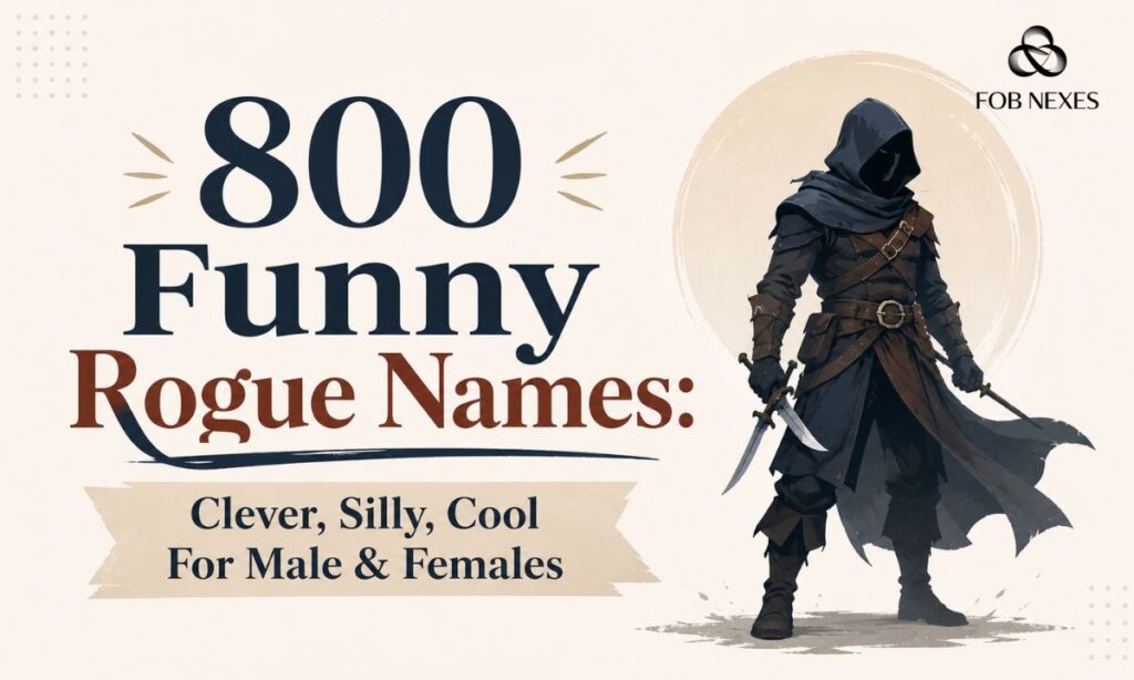 800 Funny Rogue Names