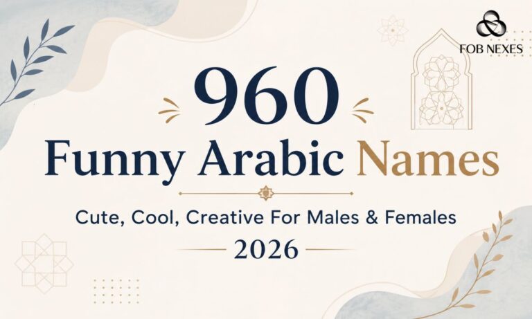 960 Funny Arabic Names
