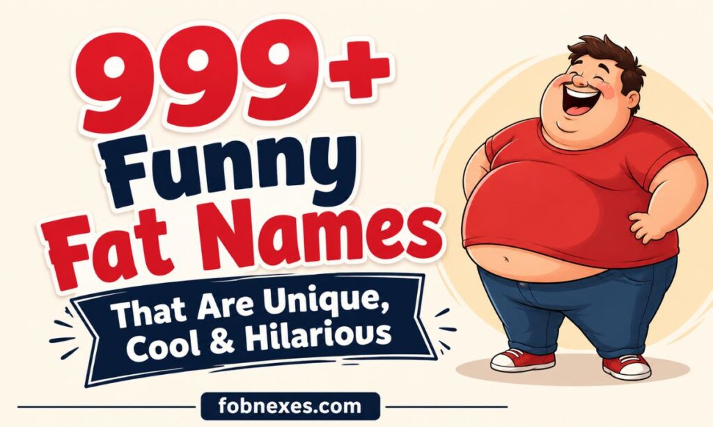 999+ Funny Fat Names That Are Unique, Cool & Hilarious