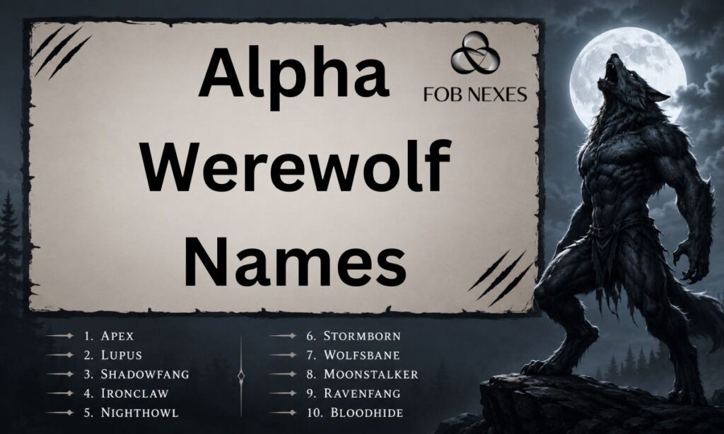 Alpha Werewolf Names