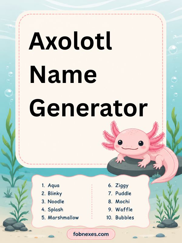 Axolotl Name Generator