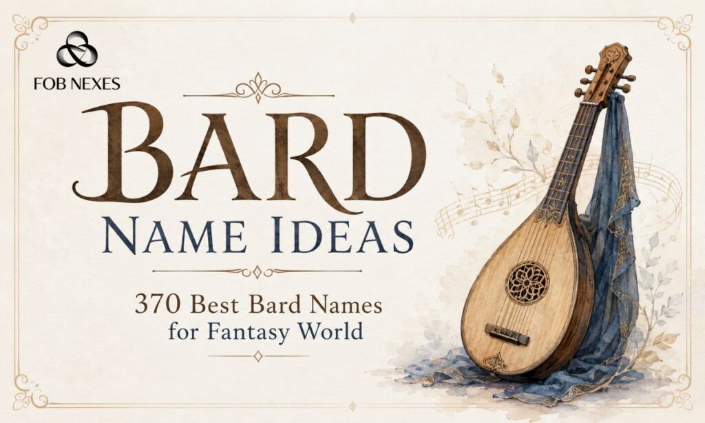 Bard Name Ideas – 370 Best Bard Names for Fantasy World