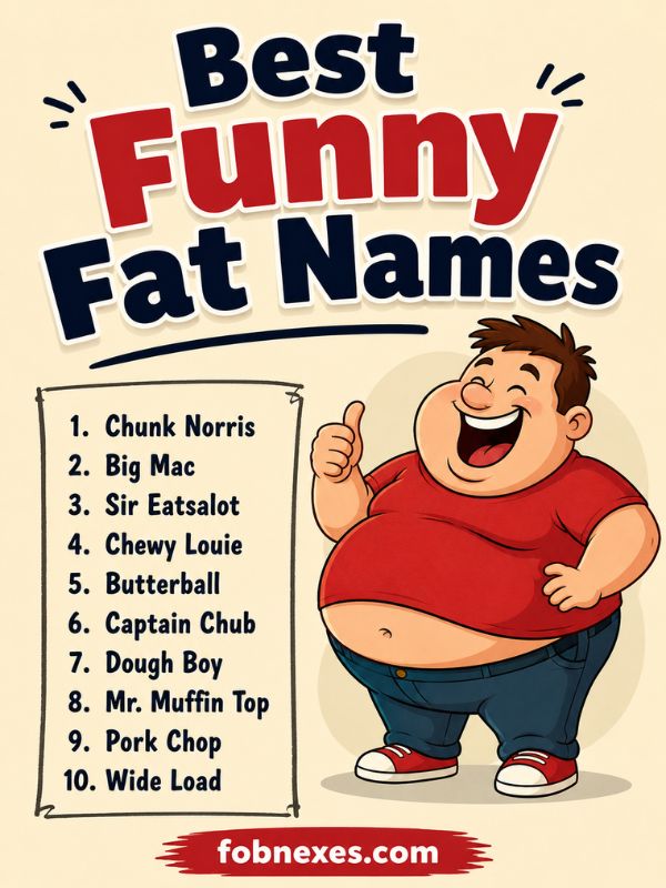 Best Funny Fat Names