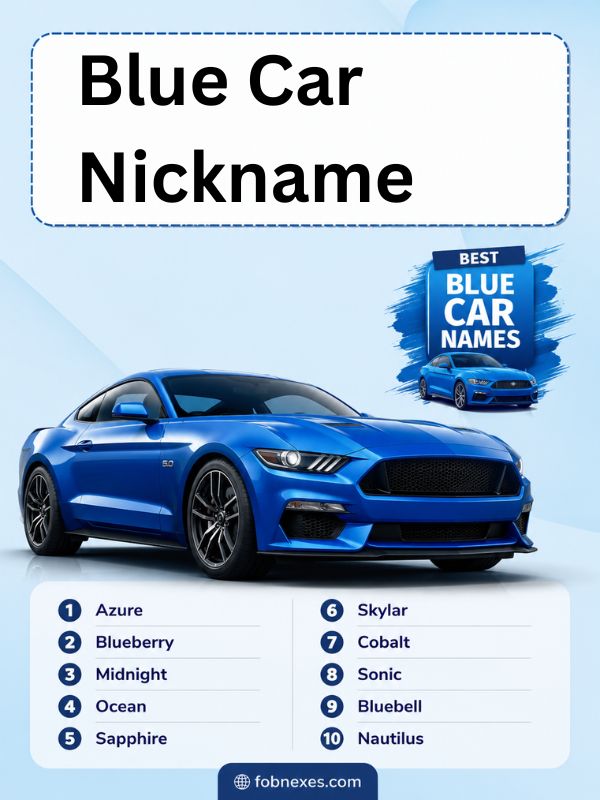 Blue Car Nickname