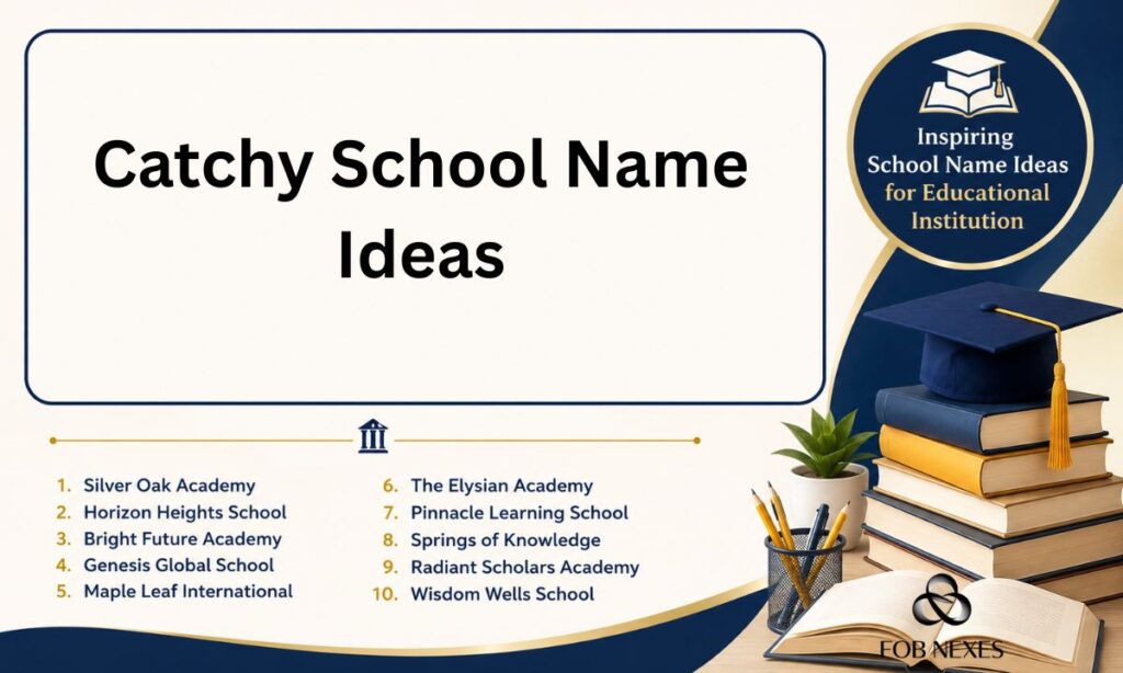Catchy School Name Ideas