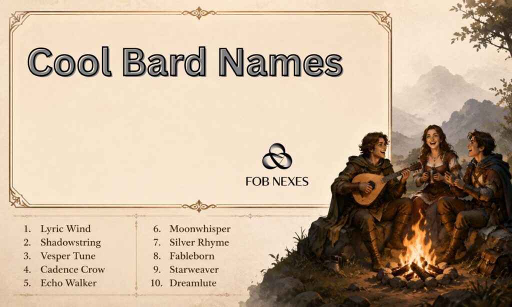 Cool Bard Names