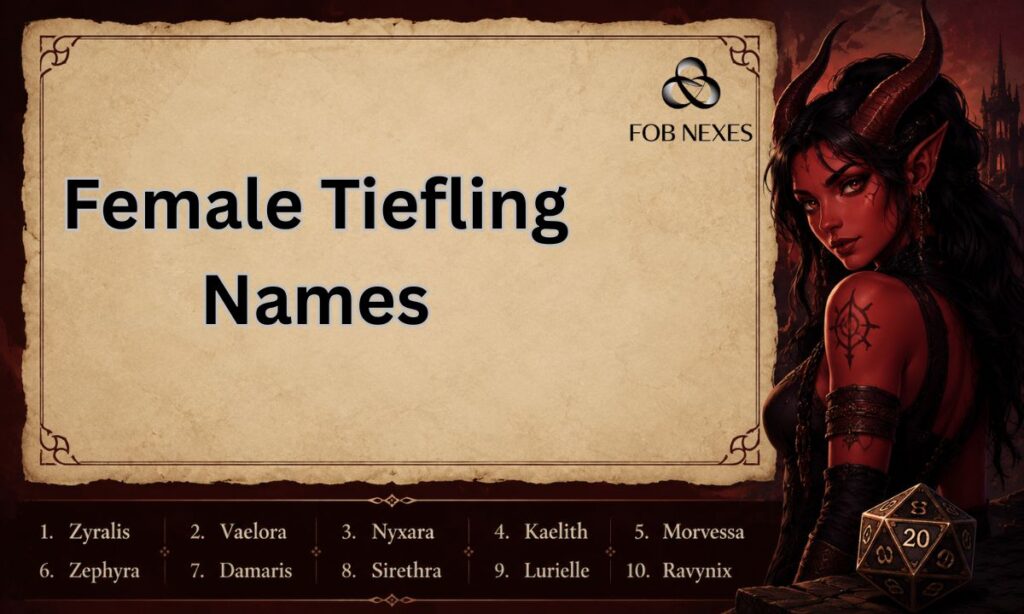 Female Tiefling Names