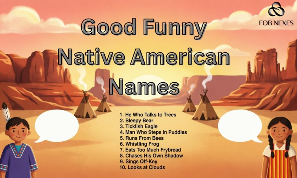 Good Funny Native American Names
