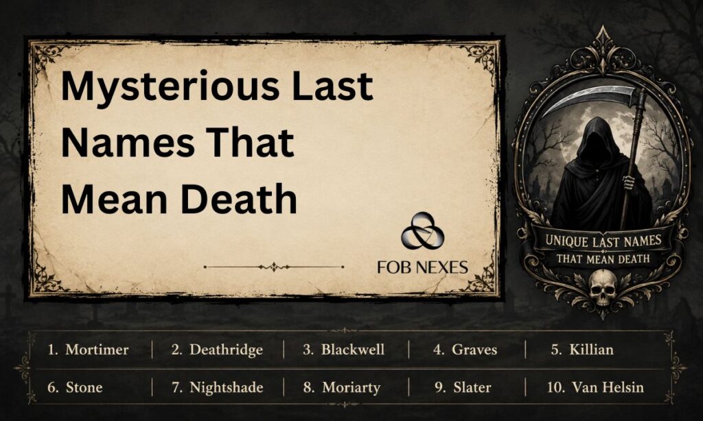 Mysterious Last Names That Mean Death