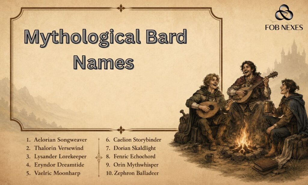 Mythological Bard Names