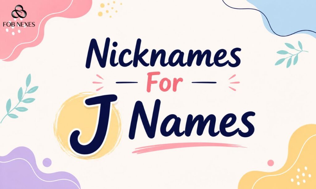 Nicknames For J Names