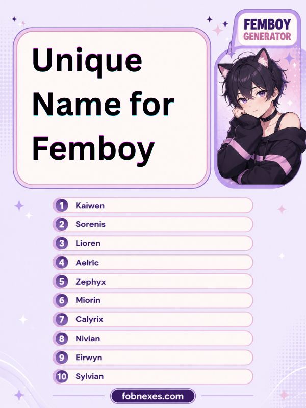Unique Name for Femboy