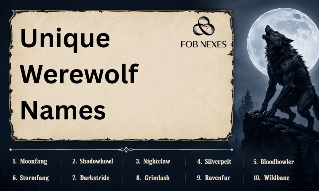 Unique Werewolf Names