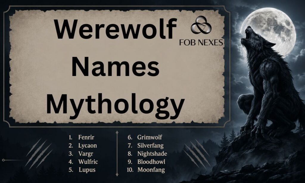 Werewolf Names Mythology